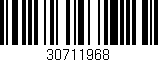 Código de barras (EAN, GTIN, SKU, ISBN): '30711968'