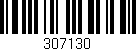 Código de barras (EAN, GTIN, SKU, ISBN): '307130'