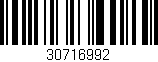 Código de barras (EAN, GTIN, SKU, ISBN): '30716992'