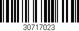 Código de barras (EAN, GTIN, SKU, ISBN): '30717023'