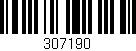 Código de barras (EAN, GTIN, SKU, ISBN): '307190'