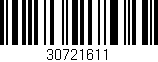 Código de barras (EAN, GTIN, SKU, ISBN): '30721611'