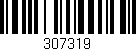 Código de barras (EAN, GTIN, SKU, ISBN): '307319'
