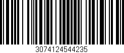 Código de barras (EAN, GTIN, SKU, ISBN): '3074124544235'