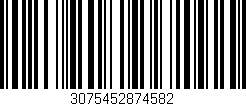Código de barras (EAN, GTIN, SKU, ISBN): '3075452874582'