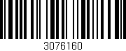 Código de barras (EAN, GTIN, SKU, ISBN): '3076160'