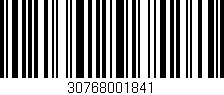 Código de barras (EAN, GTIN, SKU, ISBN): '30768001841'