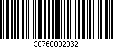Código de barras (EAN, GTIN, SKU, ISBN): '30768002862'