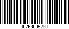 Código de barras (EAN, GTIN, SKU, ISBN): '30768005290'