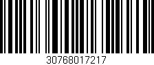 Código de barras (EAN, GTIN, SKU, ISBN): '30768017217'