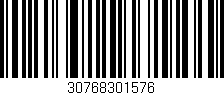 Código de barras (EAN, GTIN, SKU, ISBN): '30768301576'