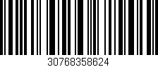 Código de barras (EAN, GTIN, SKU, ISBN): '30768358624'