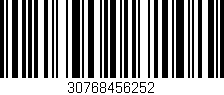 Código de barras (EAN, GTIN, SKU, ISBN): '30768456252'