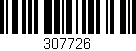 Código de barras (EAN, GTIN, SKU, ISBN): '307726'