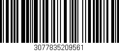 Código de barras (EAN, GTIN, SKU, ISBN): '3077835209561'