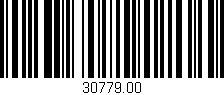 Código de barras (EAN, GTIN, SKU, ISBN): '30779.00'