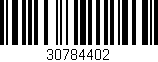 Código de barras (EAN, GTIN, SKU, ISBN): '30784402'