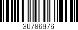 Código de barras (EAN, GTIN, SKU, ISBN): '30786976'