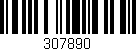 Código de barras (EAN, GTIN, SKU, ISBN): '307890'