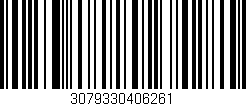 Código de barras (EAN, GTIN, SKU, ISBN): '3079330406261'