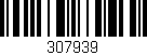 Código de barras (EAN, GTIN, SKU, ISBN): '307939'