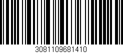 Código de barras (EAN, GTIN, SKU, ISBN): '3081109681410'