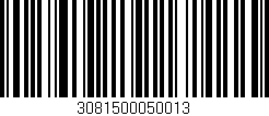 Código de barras (EAN, GTIN, SKU, ISBN): '3081500050013'