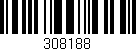 Código de barras (EAN, GTIN, SKU, ISBN): '308188'