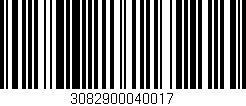Código de barras (EAN, GTIN, SKU, ISBN): '3082900040017'