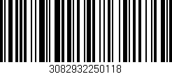 Código de barras (EAN, GTIN, SKU, ISBN): '3082932250118'