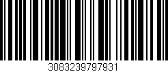 Código de barras (EAN, GTIN, SKU, ISBN): '3083239797931'