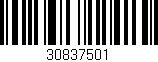 Código de barras (EAN, GTIN, SKU, ISBN): '30837501'