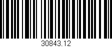 Código de barras (EAN, GTIN, SKU, ISBN): '30843.12'