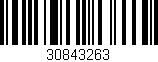Código de barras (EAN, GTIN, SKU, ISBN): '30843263'