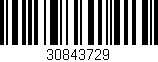 Código de barras (EAN, GTIN, SKU, ISBN): '30843729'