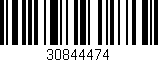 Código de barras (EAN, GTIN, SKU, ISBN): '30844474'
