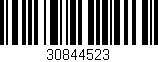 Código de barras (EAN, GTIN, SKU, ISBN): '30844523'