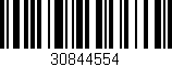 Código de barras (EAN, GTIN, SKU, ISBN): '30844554'