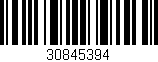 Código de barras (EAN, GTIN, SKU, ISBN): '30845394'