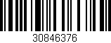 Código de barras (EAN, GTIN, SKU, ISBN): '30846376'