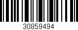 Código de barras (EAN, GTIN, SKU, ISBN): '30859494'
