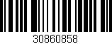 Código de barras (EAN, GTIN, SKU, ISBN): '30860858'
