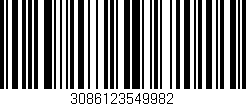 Código de barras (EAN, GTIN, SKU, ISBN): '3086123549982'
