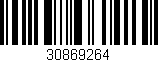 Código de barras (EAN, GTIN, SKU, ISBN): '30869264'