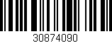Código de barras (EAN, GTIN, SKU, ISBN): '30874090'