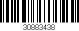 Código de barras (EAN, GTIN, SKU, ISBN): '30883438'