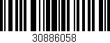 Código de barras (EAN, GTIN, SKU, ISBN): '30886058'