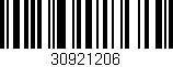 Código de barras (EAN, GTIN, SKU, ISBN): '30921206'