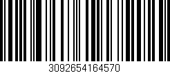 Código de barras (EAN, GTIN, SKU, ISBN): '3092654164570'