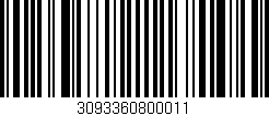 Código de barras (EAN, GTIN, SKU, ISBN): '3093360800011'